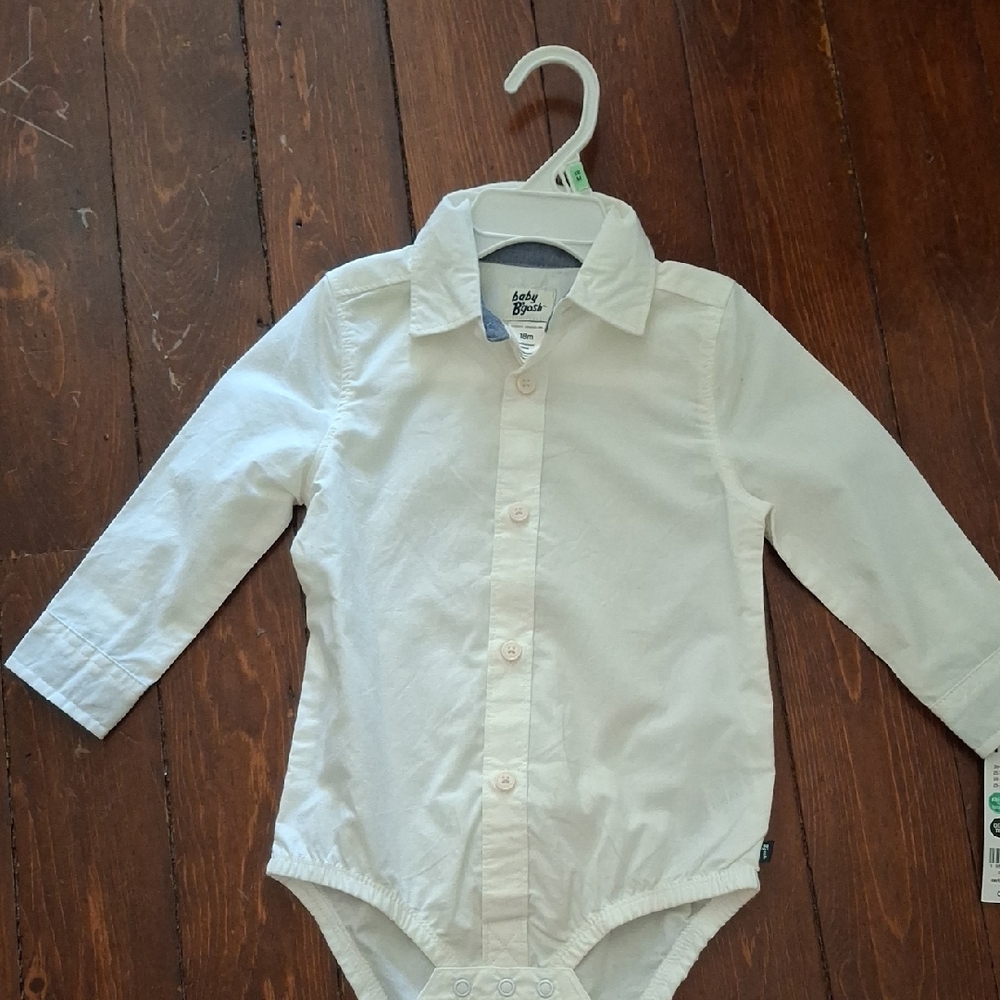 OshKosh B'gosh White Button Down Shirt for Kids